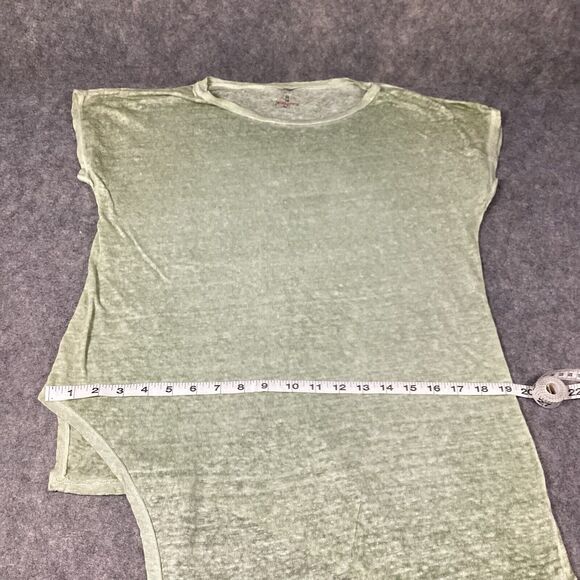 Johnny Was Small Paul & Greta Asymmetrical Hem 100% Linen Tunic Flowy Boho Chic - Picture 7 of 11